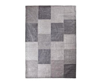 Tapijt Mono Patchwork Antraciet 200x290cm | By-Boo 6238, Ophalen of Verzenden, Nieuw