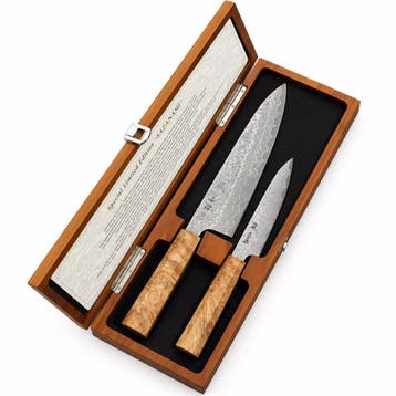 Yaxell Sazanami Japanse messenset Limited Edition - Koksm..., Ophalen of Verzenden, Nieuw, Hout