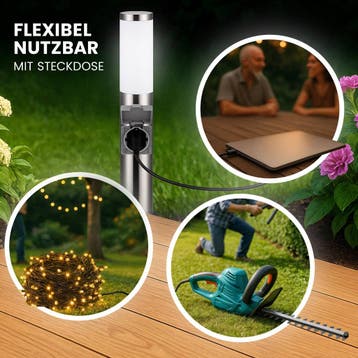 Padverlichting Dahlia met fitting (Tuin en Terras), Tuin en Terras, Verzenden, Nieuw