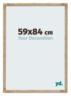 Fotolijst 59x84 cm - Goud - MDF - Catania, Huis en Inrichting, Woonaccessoires | Lijsten, Verzenden, Nieuw