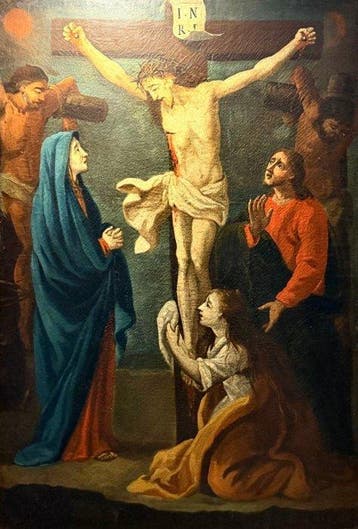 Italiaanse school (XVIII) - Cristo crocifisso con i Dolenti