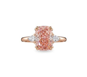 Zonder minimumprijs - Ring - 14 karaat Roségoud - 3.36ct., Nieuw