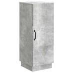 vidaXL Dressoir Betongrijs 33 x 34,5 x 87 cm Bewerkt hout, Verzenden, Nieuw, Overige houtsoorten, Minder dan 50 cm