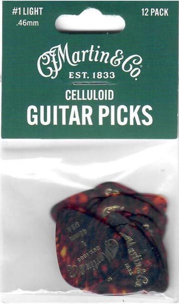 Martin 18A0049 standaard plectrum light 0.46 mm 12-pack, Muziek en Instrumenten, Instrumenten | Toebehoren, Ophalen of Verzenden