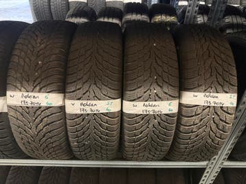 175-70-14 Nokian Winterbanden 6mm Incl Montage 175 70 14, Ophalen, 14 inch, Gebruikt, 175 mm