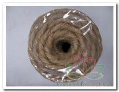 Jute dik 6 draads grote klos Naturel 6 mm rol 120 meter, Ophalen of Verzenden, Nieuw