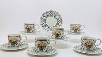 Villeroy & Boch - Koffie- en theeservies (12) - Basket -