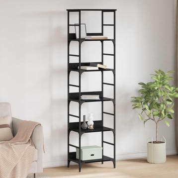 vidaXL Boekenkast 5-laags 50 x 33 x 188,5 cm Bewerkt hout, Minder dan 50 cm, Verzenden, Nieuw, 150 tot 200 cm