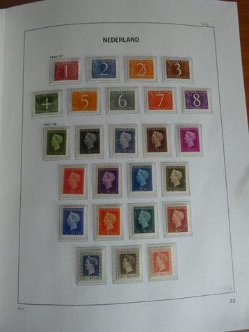 Nederland 1945/1986 - Collectie postzegels in DAVO LX album, Postzegels en Munten, Postzegels | Nederland, Gestempeld