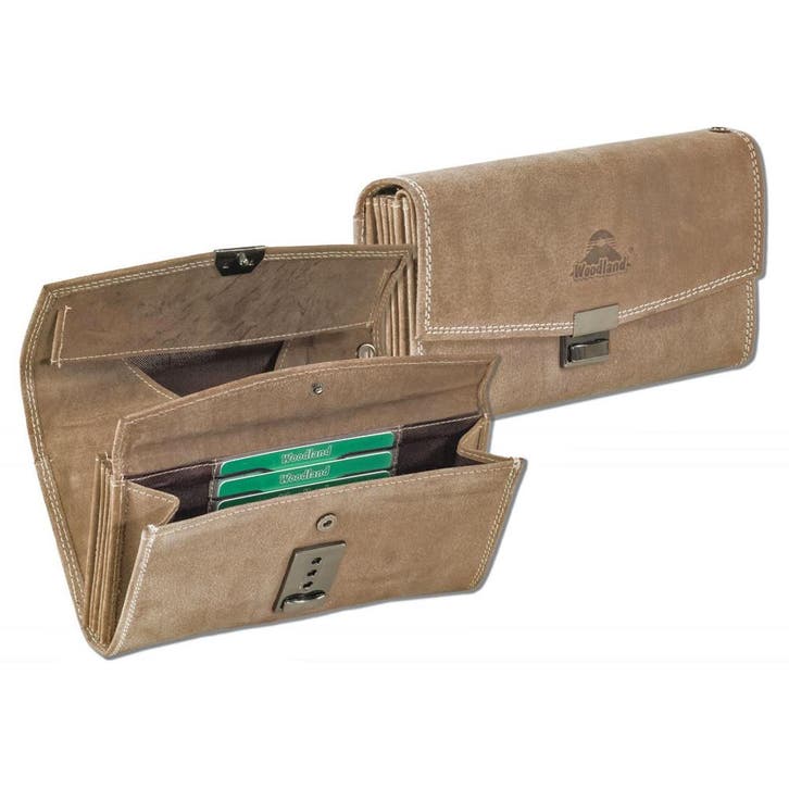Woodland Leren Professionele Kelnerbeurs - Bruin, Sieraden, Tassen en Uiterlijk, Portemonnees, Bruin, Overige merken, Leer, Verzenden
