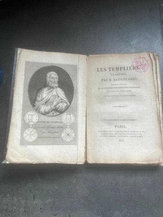François-Juste-Marie Raynouard - Les Templiers - 1815, Antiek en Kunst, Antiek | Boeken en Bijbels