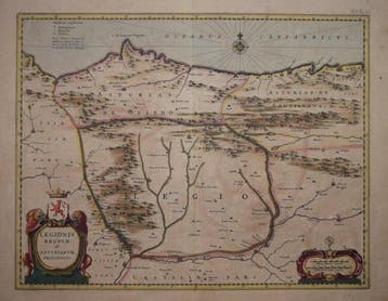 Spanje - Het Koninkrijk León en het Prinsdom Asturias.;, Boeken, Atlassen en Landkaarten, Nieuw