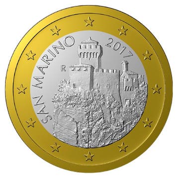San Marino 1 Euro 2022 UNC, Postzegels en Munten, Munten | Europa | Euromunten, Verzenden