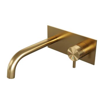 Brauer Gold Edition Inbouw Wastafelmengkraan met Gebogen, Ophalen of Verzenden, Nieuw