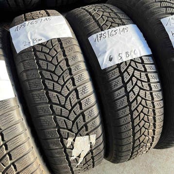 2 x Firestone 175-65-15 Winterbanden 8mm, Gebruikt, 15 inch, 175 mm, Band(en)
