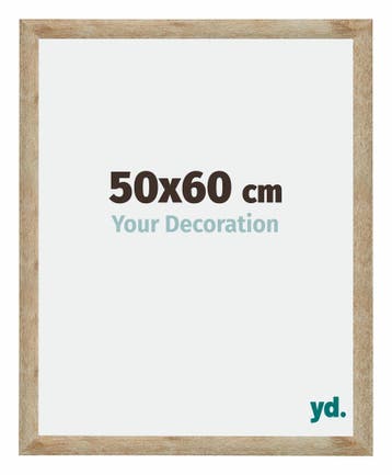 Fotolijst 50x60 cm - Goud - MDF - Catania, Verzenden, Nieuw