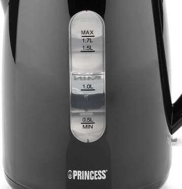 Princess Waterkoker 236017 1.7 Liter - 360° draaibaar -, Ophalen of Verzenden, Zo goed als nieuw