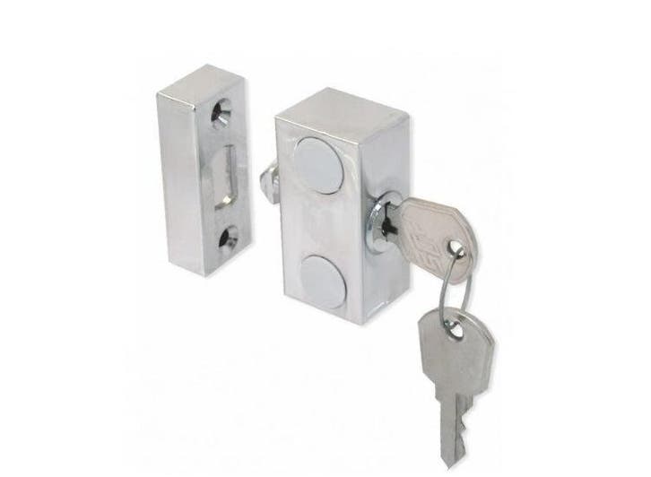 Glas Deurslot met Zinklegering: Veiligheid en Elegantie, Doe-het-zelf en Verbouw, Hang- en Sluitwerk, Nieuw, Verzenden