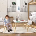 Kinder Speeltafel met 2 Stoelen Hout met Rugleuning, Verzenden, Nieuw