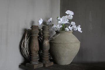 Zijden poppy Klaproos tak white 70 cm, Huis en Inrichting, Woonaccessoires | Kunstplanten en Kunstbloemen, Ophalen of Verzenden