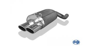 FOX Mercedes SL type R129 einddemper Ø70mm - 2x115x85 type 4, Verzenden, Nieuw