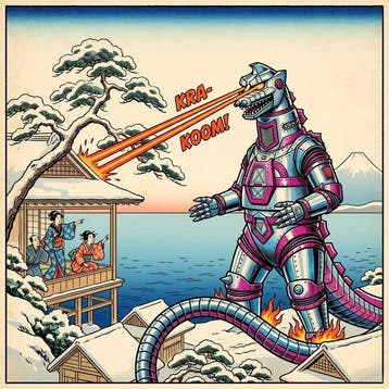 MEDSAN - Mechagodzilla () - UNIQUE WORK