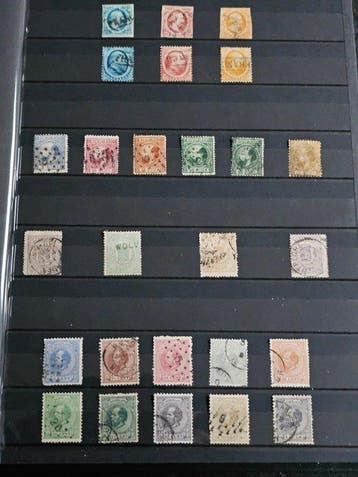 Nederland 1872/1940 - Mooi album klassiek nederland, Gestempeld