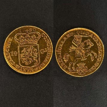 Nederland, Holland 14 Gulden 1750/49 Overslag