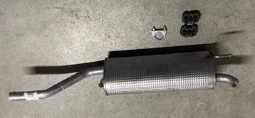 Einddemper, Uitlaat Fiat Grande Punto, Opel Corsa D, Verzenden, Nieuw