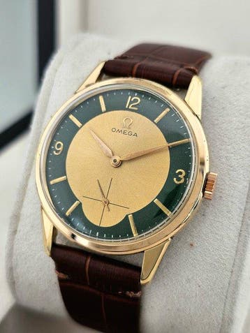 Omega - Green&Gold Bullseye Dial  268 Cal. - Zonder, Nieuw