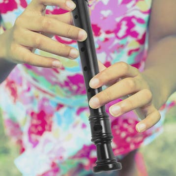8-Gats Sopraanblokfluit Zwart - ABS Plastic Muziekinstrument, Verzenden, Nieuw