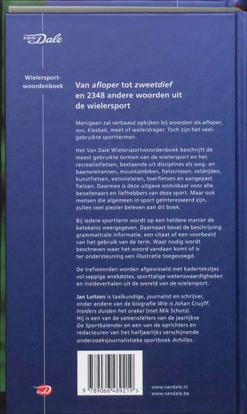 Van Dale sportwoordenboeken Van Dale wielersportwoordenboek, Verzenden, Zo goed als nieuw, Jan Luitzen