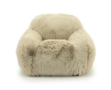 Fauteuil Little Hug - taupe | BY-BOO, Ophalen of Verzenden, Nieuw
