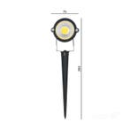 Tuinspot LED BLAKE 5W 3000K IP65 zwart, Ophalen of Verzenden, Nieuw