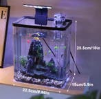 Desktop aquarium set – Compact acryl aquarium met verlichtin, Dieren en Toebehoren, Vissen | Aquaria en Toebehoren, Verzenden