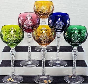 |- (6) x *Exquisites Set - Nachtmann Kristall (Germany)* -