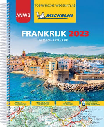 FRANKRIJK 20597 ANWB 2023 ATLAS / Michelin Atlassen, Boeken, Verzenden, Gelezen