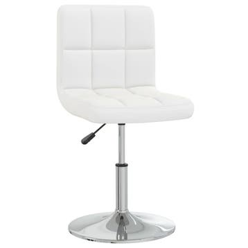 vidaXL Eetkamerstoel kunstleer wit, Huis en Inrichting, Stoelen, Verzenden, Nieuw, Wit