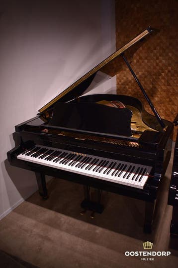 Yamaha C3 PE messing vleugel - 1953215, Muziek en Instrumenten, Piano's, Nieuw, Zwart, Vleugel
