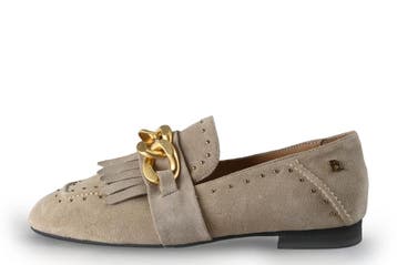Babouche Loafers in maat 38 Beige, Verzenden, Beige, Overige typen, Zo goed als nieuw