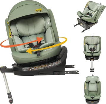Autostoel - Isofix Autostoeltje - 0-12 jaar - Groen - Joviki, Kinderen en Baby's, Autostoeltjes, Verzenden, Zo goed als nieuw