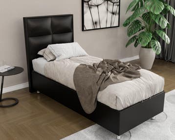 Compleet 1persoons Boxspring met Pocketvering matras -, Verzenden, Nieuw, Eenpersoons