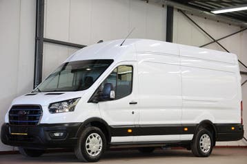 Ford E-Transit 350 L4H3 Trend 68 kWh, Auto's, Automaat, Dealer onderhouden, Stof, Gebruikt