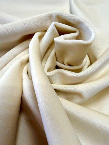 1760Prachtig getuft fluweel in een elegante cremekleur -, Antiek en Kunst