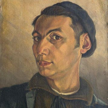 Augustin Memin (1910 - 1981) - Autoportrait - En captivité