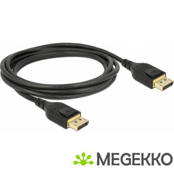 Delock 85661 DisplayPort-kabel 8K 60 Hz 3 m DP 8K, Verzenden, Nieuw