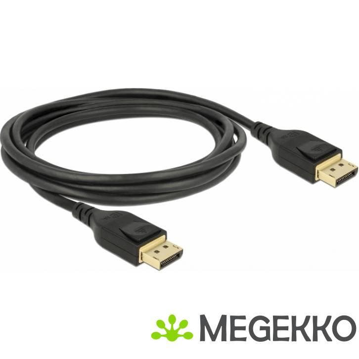 Delock 85661 DisplayPort-kabel 8K 60 Hz 3 m DP 8K, Computers en Software, Overige Computers en Software, Nieuw, Verzenden
