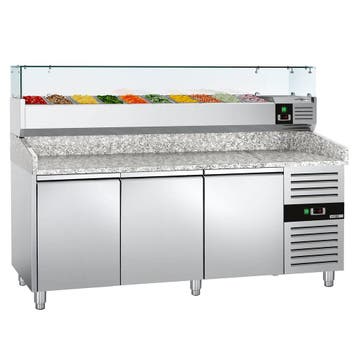 GGM Gastro | Pizzawerkbank ECO - 2000x800mm - met granieten, Huis en Inrichting, Verzenden, Nieuw