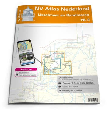 NV Charts Nederland - NL3 IJsselmeer/Randmeren, Ophalen of Verzenden, Nieuw