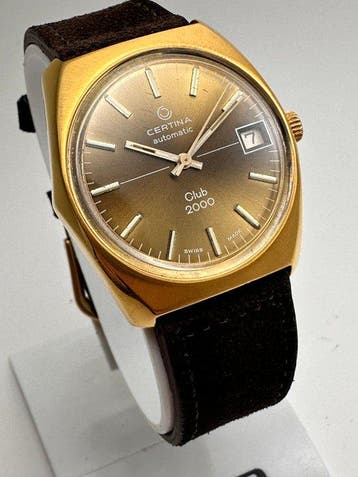 Certina - Club 2000 Automatic – Cal. 25-651 – Gold-Tone, Nieuw